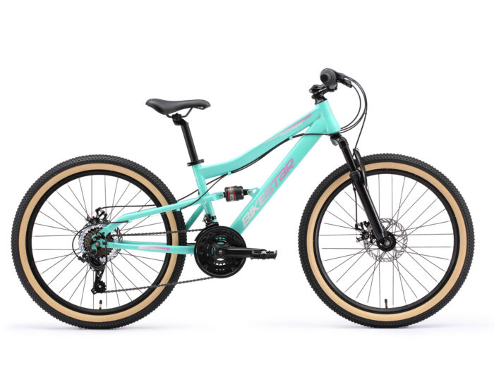 Bikestar 24 kinderfiets mountainbike mintgroen