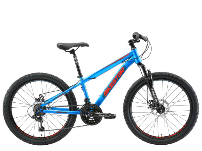Bikestar MTB jeugdfiets 24 inch blauw