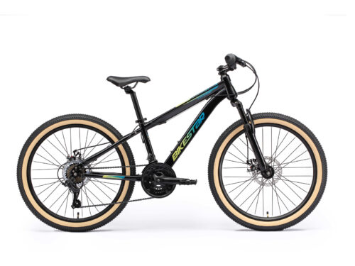 Bikestar 24 inch kinderfiets moutainbike zwart