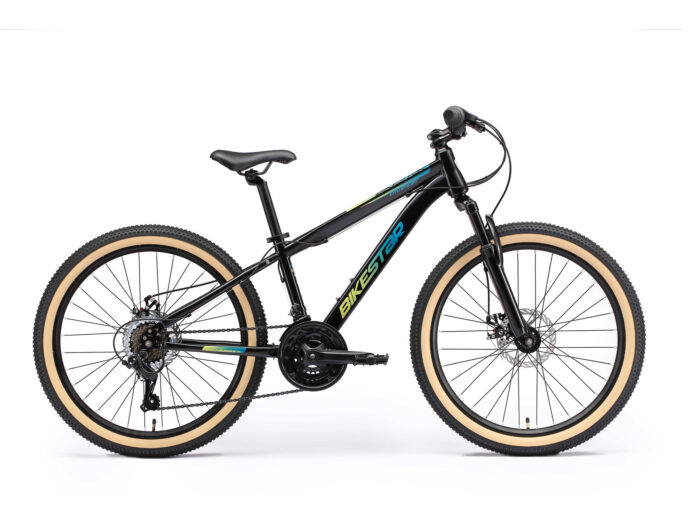 Bikestar 24 inch kinderfiets moutainbike zwart