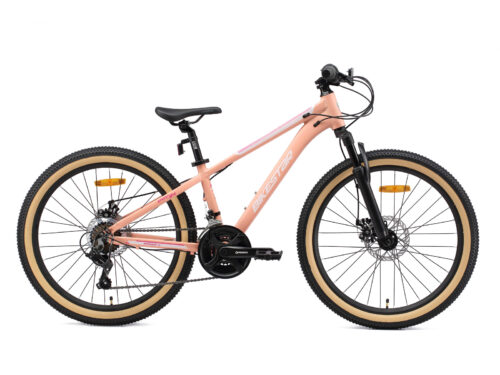 Bikestar 24 inch kinderfiets mountainbike zalmrose