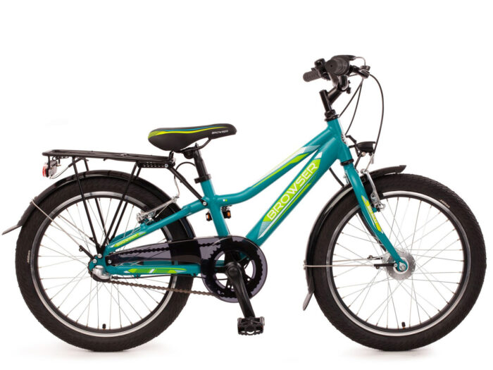 Bachtenkirch kinderfiets 20 inch aluminium turquoise