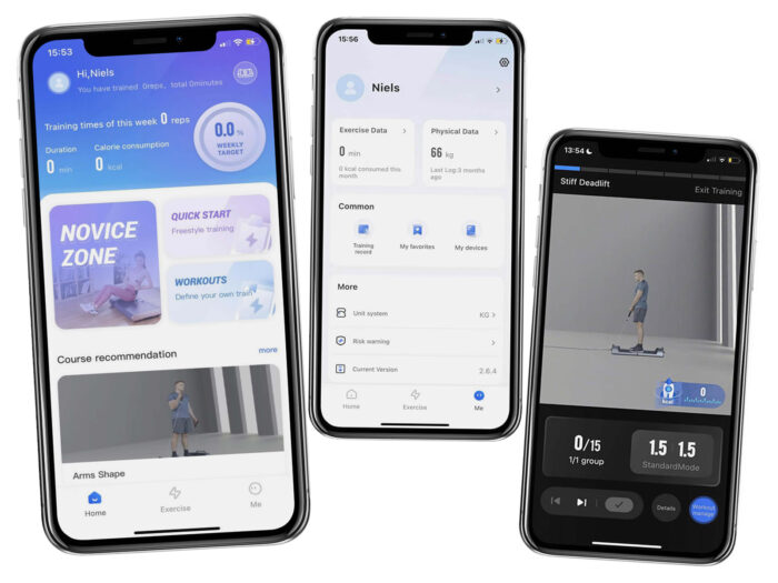 DKN Smart Power Machine app mockup 1