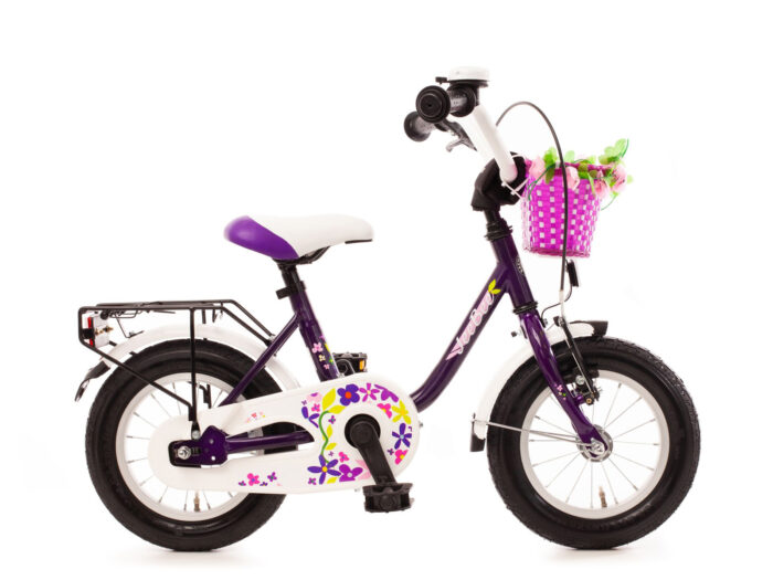 Bachtenkirch kinderfiets Jee Bee 12 inch lila