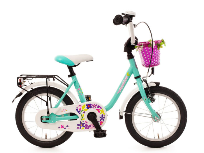 Bachtenkirch kinderfiets Jee Bee 14 inch turquoise