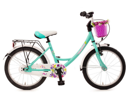 Bachtenkirch kinderfiets Jee Bee 18 inch turquoiase