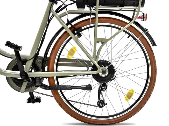 Villette Vintage groen achterwiel