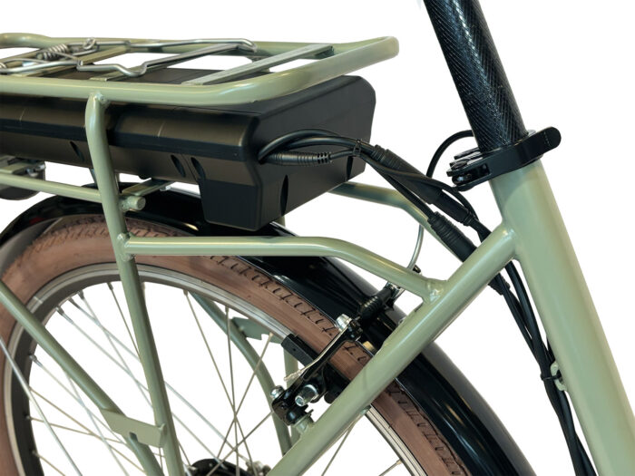 Vintage accu rem groen