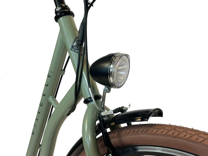 vintage groen koplamp