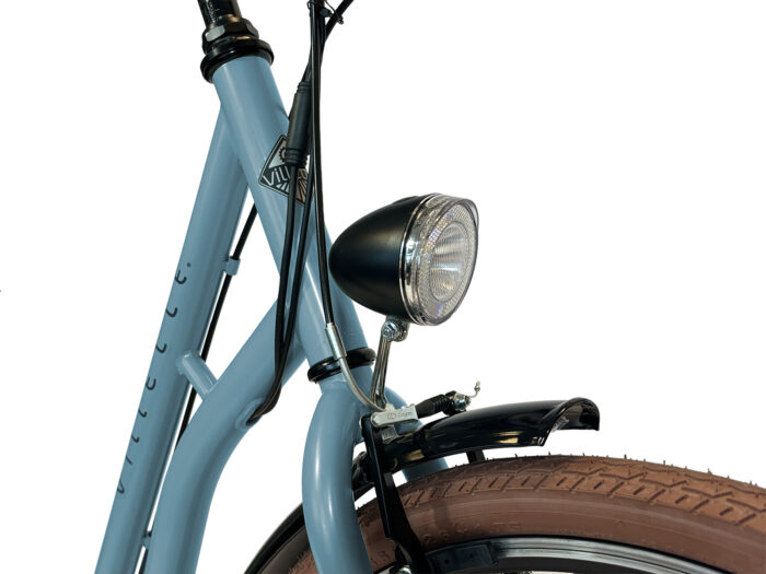 vintage koplamp blauw