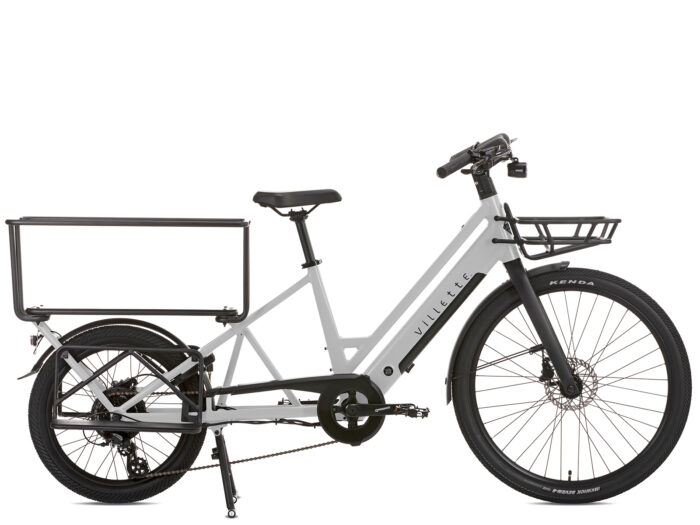 Villette La Famille White elektrische longtail transportfiets