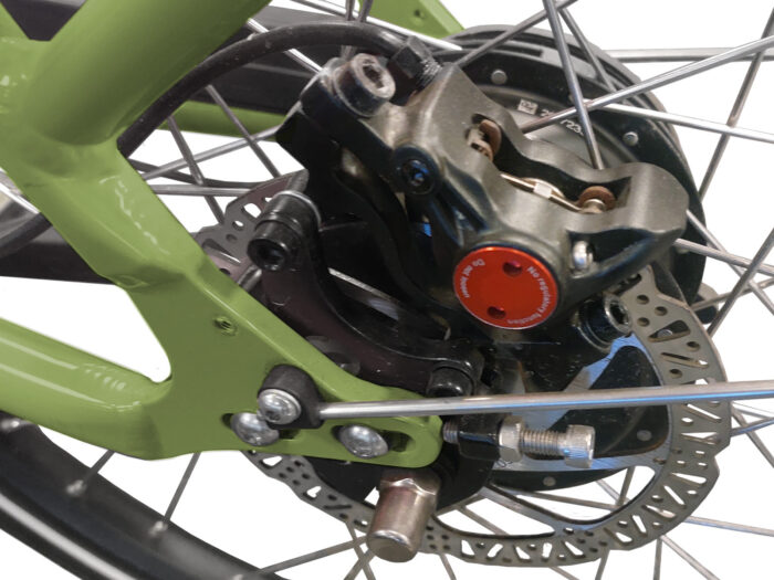 Compact achterrem groen