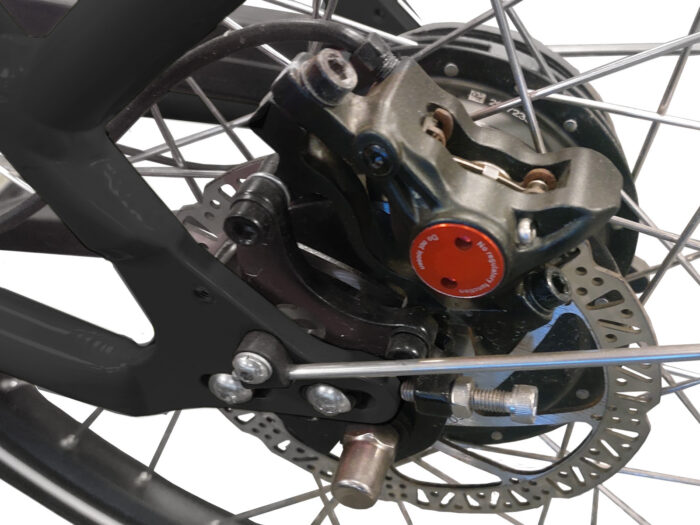 Compact achterrem zwart