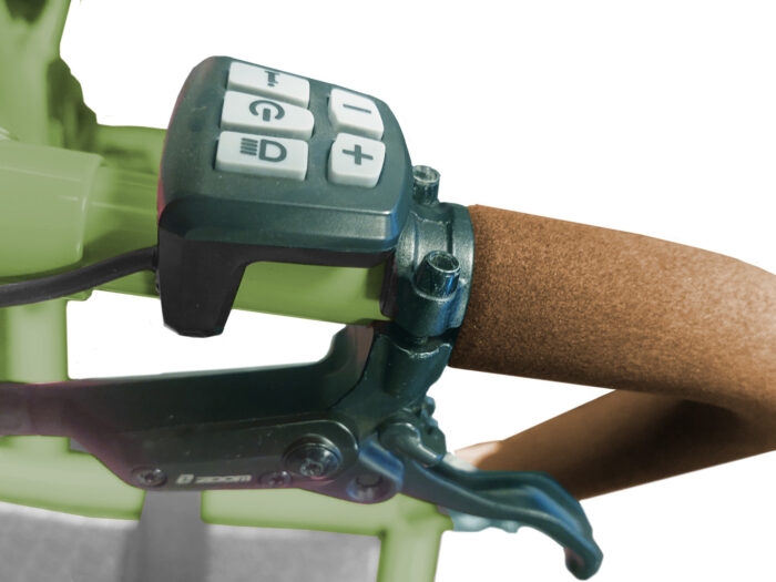 Compact bediening rem groen