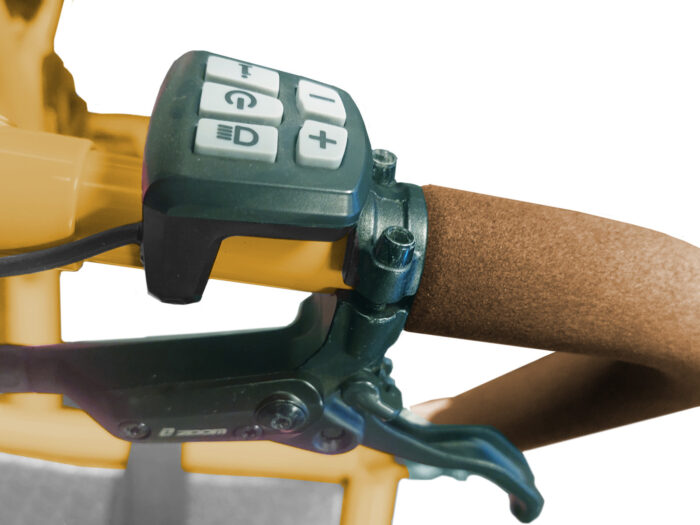 Compact bediening rem oker