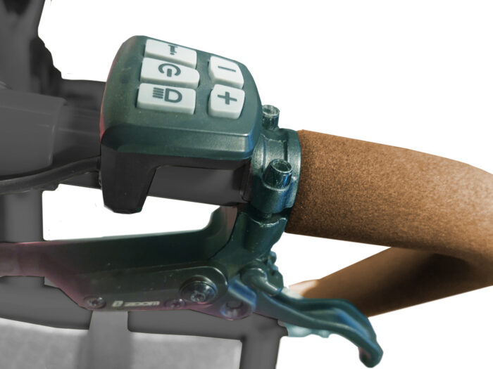 Compact bediening rem zwart