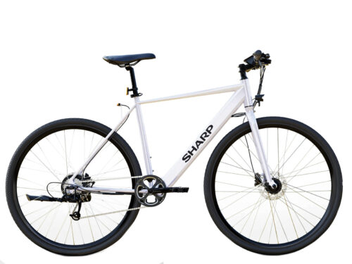 Sharp Grenoble GS03EW elektrische fiets geintegreerde accu wit