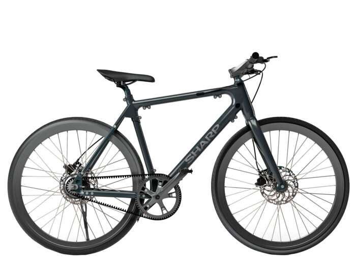 Sharp Milano elektrische fiets ebike zwart geintegreerde accu RS08EB 5903802468274 rechtsom