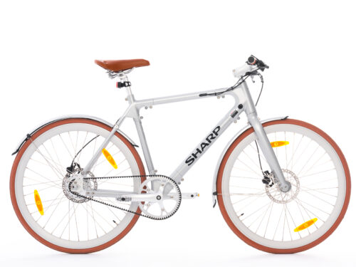 Sharp RS08ES Milano ebike met spatborden zilver
