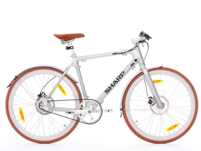 Sharp RS08ES Milano ebike met spatborden zilver