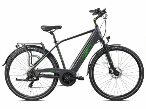 Torpado Voyager herenfiets midmotor zwart 13Ah