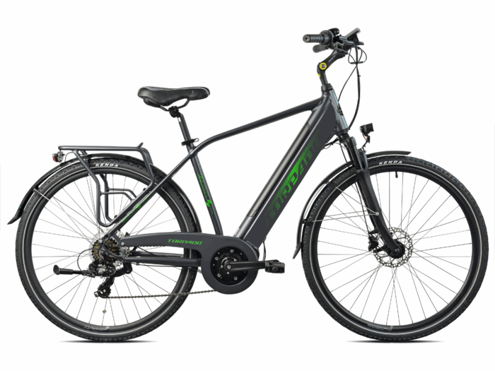 Torpado Voyager herenfiets midmotor zwart 13Ah