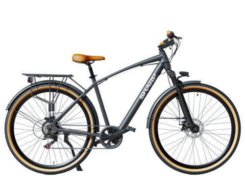 Sharp Brooklin ebike elektrische fiets heren zwart geintegreerde accu