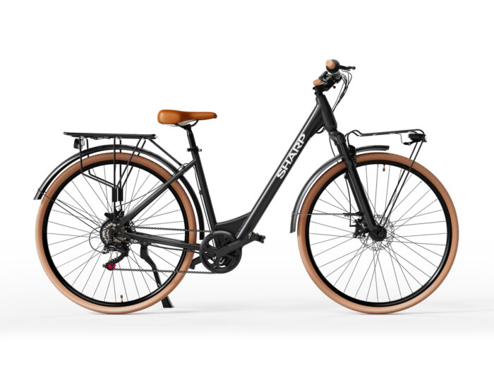 Sharp Queens elektrische damesfiets 7.8Ah 28 inch zwart
