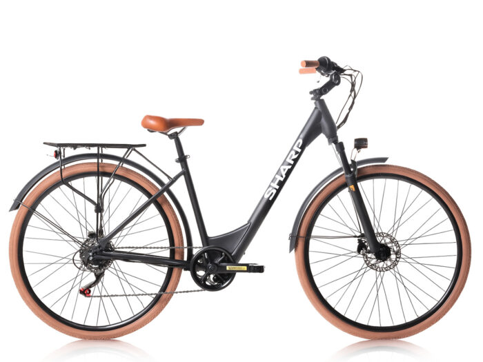 Sharp Queens ebike zwart dames geintegreerde accu