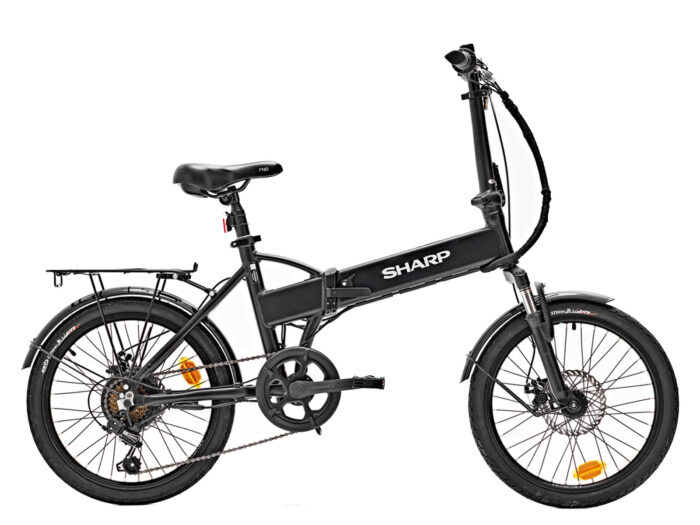 Sharp elektrische vouwfiets ebike FD03 zwart