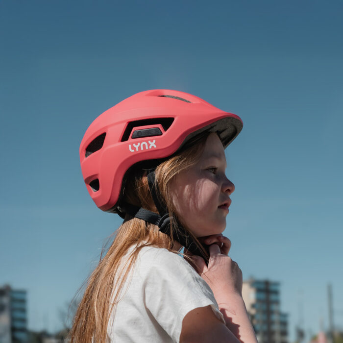 pink kidz helm 1ste sfeerfoto