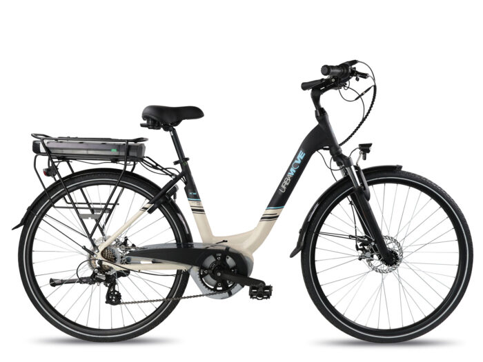 UrbanMove E300 elektrische fiets midmotor 13Ah zwart