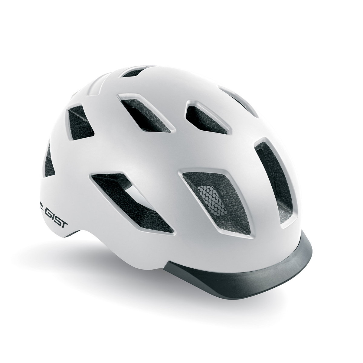 9239 GIST Smart fietshelm wit