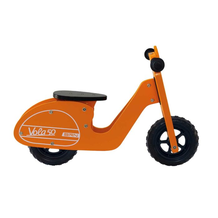 BI37O Vola 50 houten loopfiets oranje