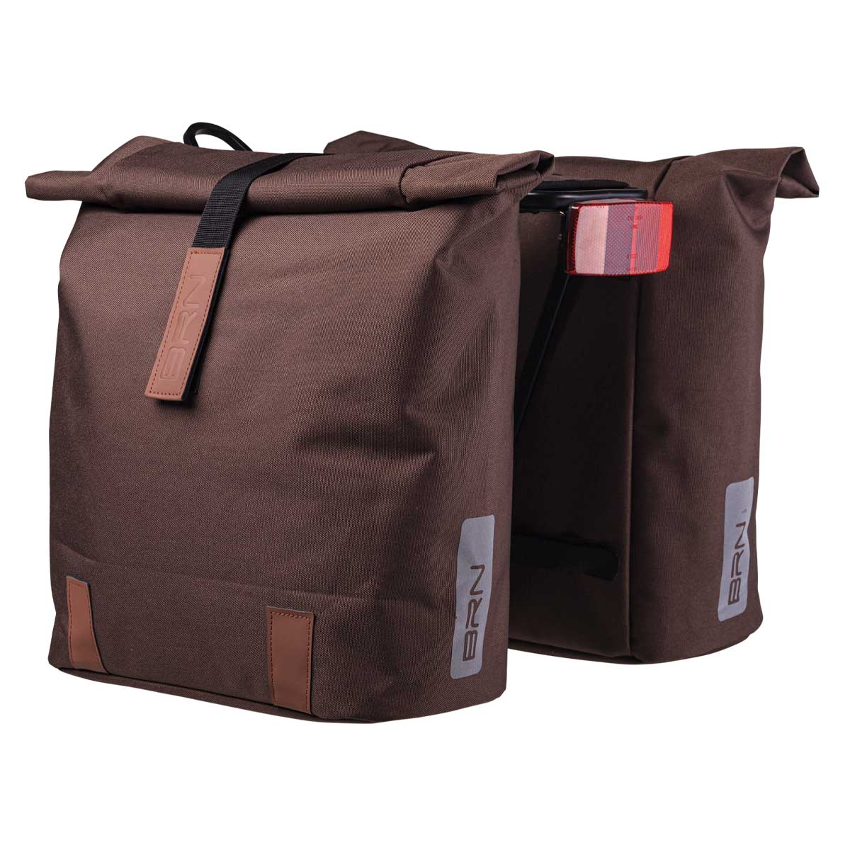 BO205M Montecarlo roll up tassen bruin