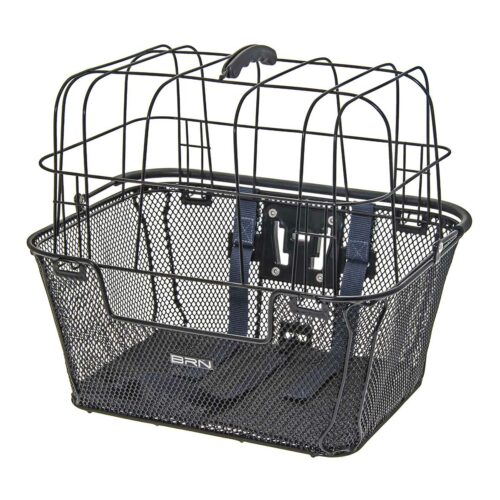 CE106N Happy Pet fietsmand zwart staal