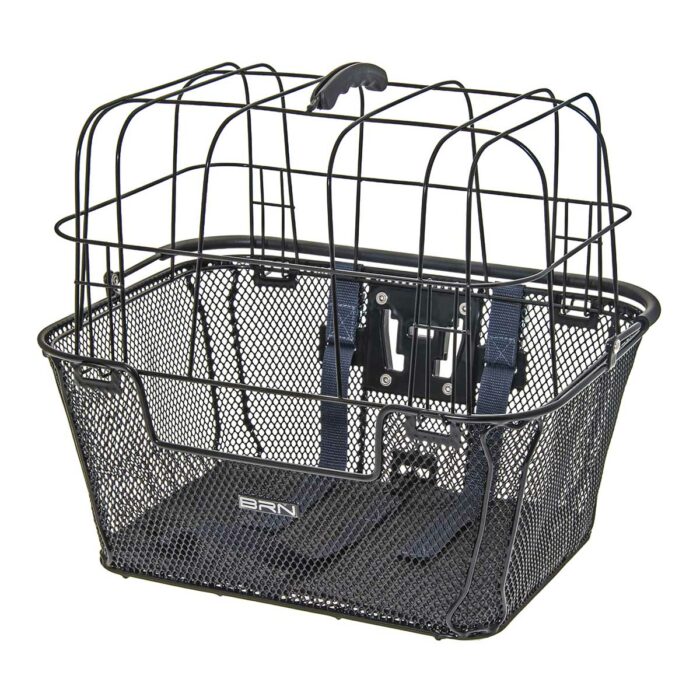 CE106N Happy Pet fietsmand zwart staal
