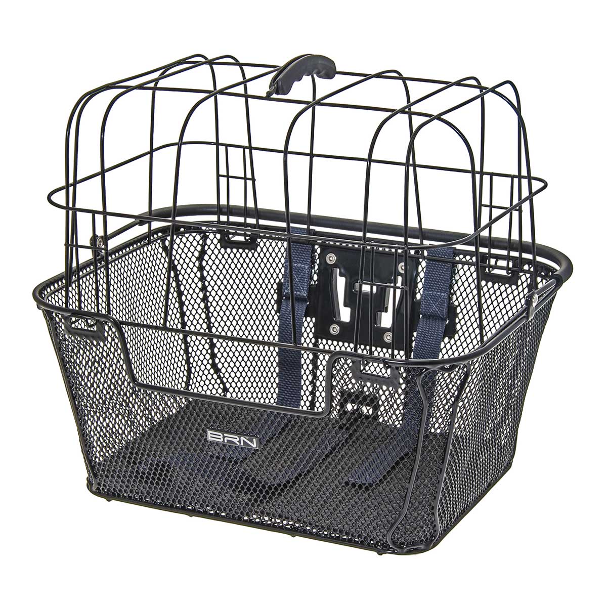 CE106N Happy Pet fietsmand zwart staal