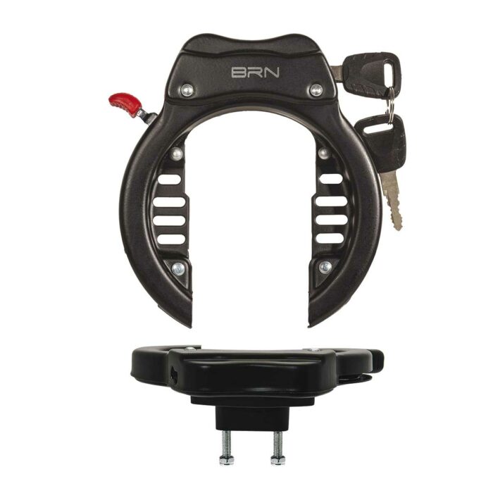 LU170 BRN ringslot 70 mm staal zwart