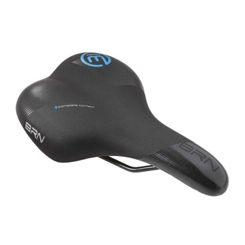 SE352U BRN Memory Foam heren zadel zwart