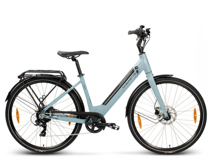 Saxonette Urbana cyan elektrische fiets 11.6Ah