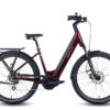 Deluxe SUV Easy Bordeaux wijnrood elektrische fiets