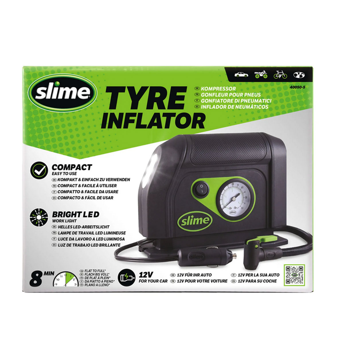 SLIME 12v bandenpomp 2