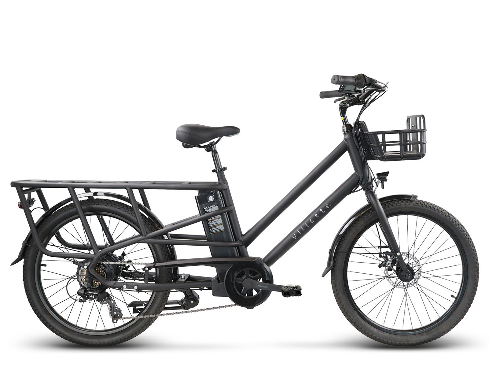 Villette Prolonge longtail ebike zwart