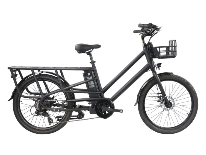 Villette le Prolonge longtail zwart elektrische fiets transporter