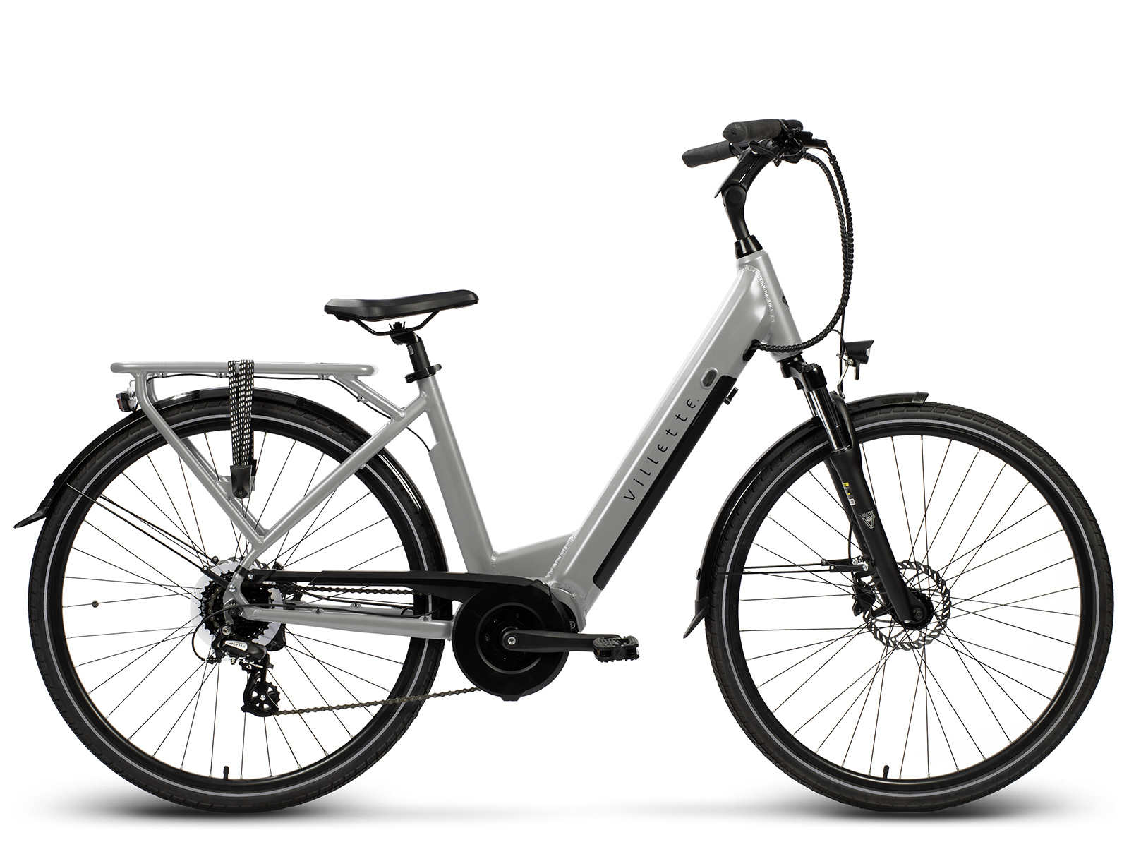Villette le Midi middenmotor ebike 13Ah Celtic grey