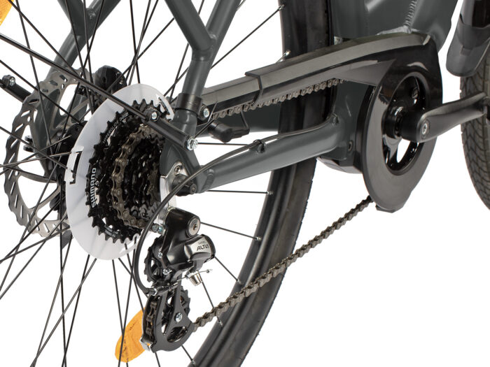 Midi moto dark grey web