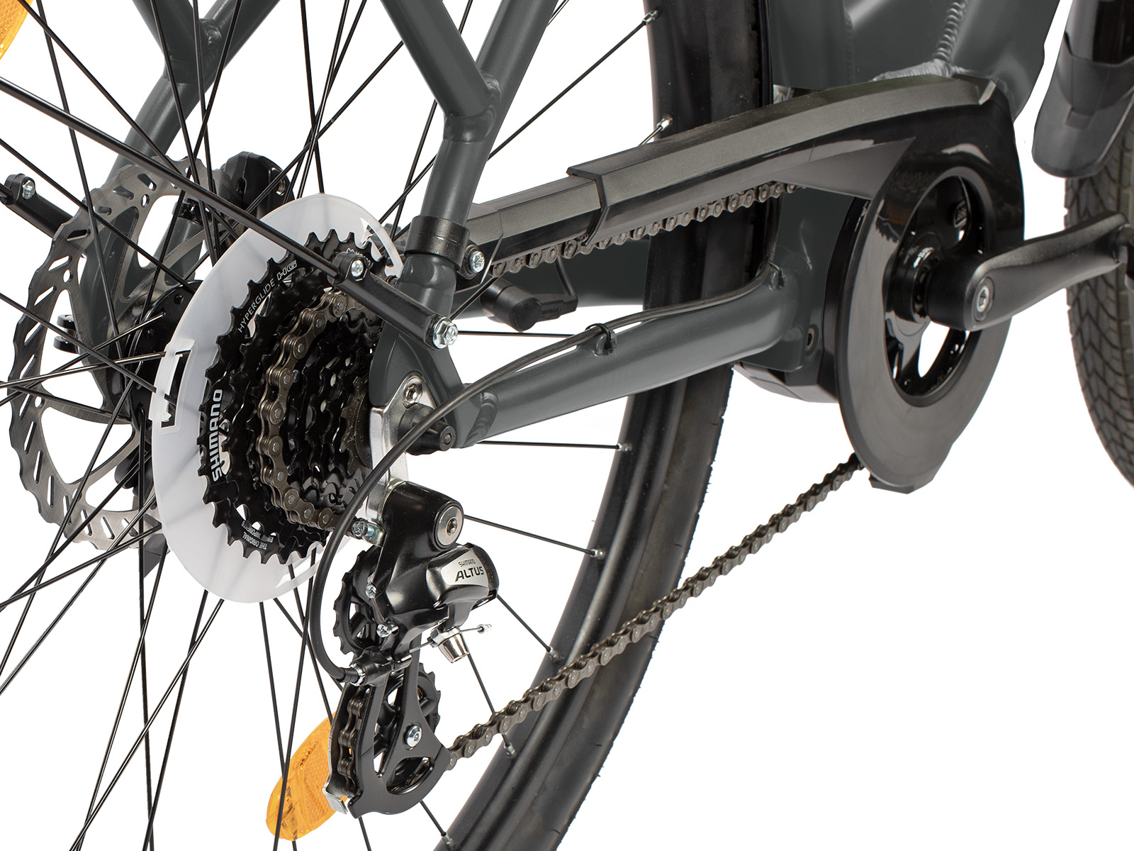 Midi moto dark grey web