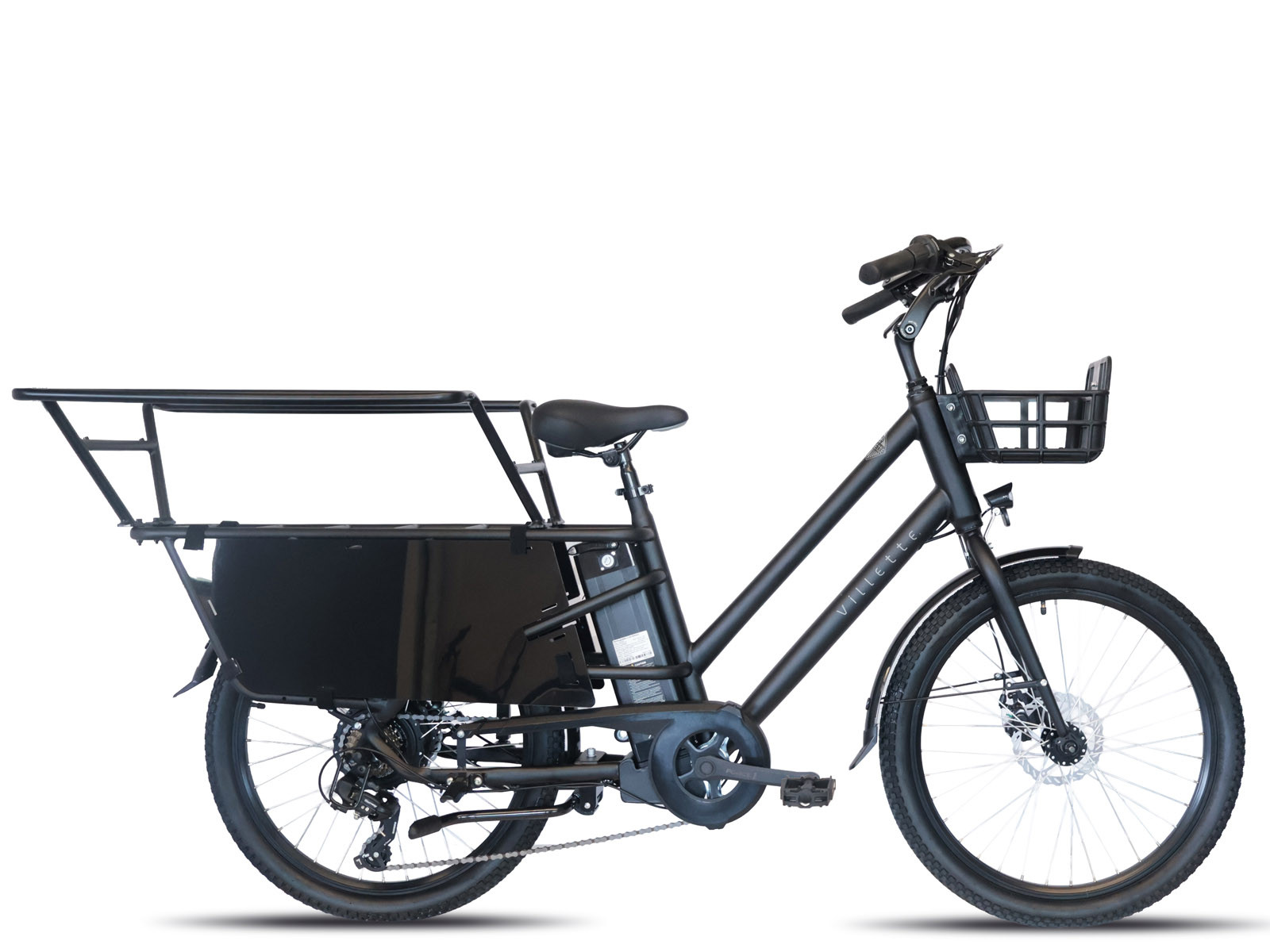 Villette le Prolonge longtail zwart met kooi