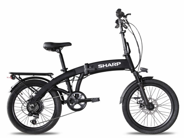 BM04EB Sharp elektrische vouwfiets 6 speed 10Ah zwart